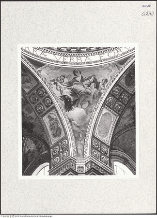 Vorderseite von Bibliotheca Hertziana [https://www.deutsche-digitale-bibliothek.de/content/lizenzen/rv-fz/] Die vier EvangelistenJohannes der Evangelist - Gesamtansicht, bh419818_recto. Foto.