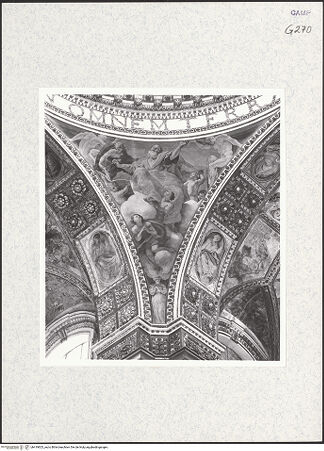 Vorderseite von Bibliotheca Hertziana [https://www.deutsche-digitale-bibliothek.de/content/lizenzen/rv-fz/] Die vier EvangelistenMatthäus - Gesamtansicht, bh419823_recto. Foto.