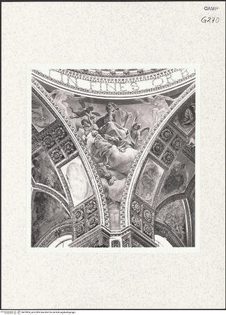 Vorderseite von Bibliotheca Hertziana [https://www.deutsche-digitale-bibliothek.de/content/lizenzen/rv-fz/] Die vier EvangelistenLukas - Gesamtansicht, bh419824_recto. Foto.