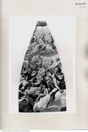 Vorderseite von Staatsgalerie [http://creativecommons.org/publicdomain/mark/1.0/] Fresko Mariae Himmelfahrt in Rom, Sant'Andrea della ValleBl II - , bh420154. Foto.