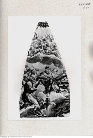 Vorderseite von Staatsgalerie [http://creativecommons.org/publicdomain/mark/1.0/] Fresko Mariae Himmelfahrt in Rom, Sant'Andrea della ValleBl VIII - , bh420158. Foto.