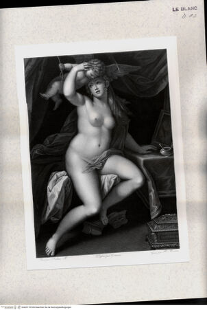 Vorderseite von Staatsgalerie [http://creativecommons.org/publicdomain/mark/1.0/] Venus spielt mit Cupido - , bh420170. Foto.