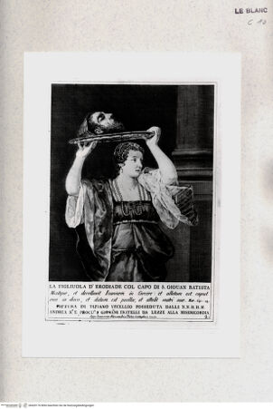 Vorderseite von Staatsgalerie [http://creativecommons.org/publicdomain/mark/1.0/] Salome mit dem Haupt Johannes des Täufers - , bh420176. Foto.