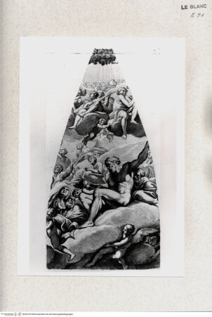 Vorderseite von Staatsgalerie [http://creativecommons.org/publicdomain/mark/1.0/] Fresko Mariae Himmelfahrt in Rom, Sant'Andrea della ValleBl IV - , bh420195. Foto.