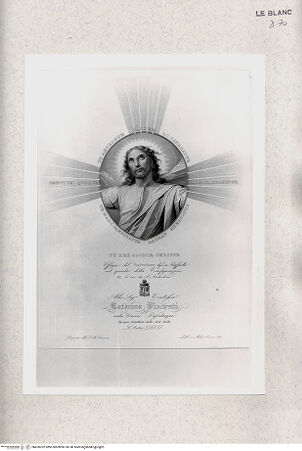 Vorderseite von Staatsgalerie [http://creativecommons.org/publicdomain/mark/1.0/] Brustbild Christi (aus der Transfiguration) - , bh420202. Foto.