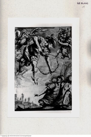 Vorderseite von Staatsgalerie [http://creativecommons.org/publicdomain/mark/1.0/] Allegorisches Titelblatt mit Wappen - , bh420253. Foto.