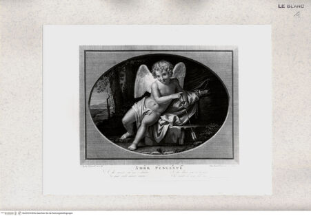 Vorderseite von Staatsgalerie [http://creativecommons.org/publicdomain/mark/1.0/] "Amor pungente" - , bh420255. Foto.