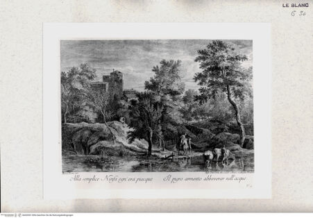 Vorderseite von Staatsgalerie [http://creativecommons.org/publicdomain/mark/1.0/] Alla semplice Ninfa ogn'ora piacque ... - , bh420301. Foto.