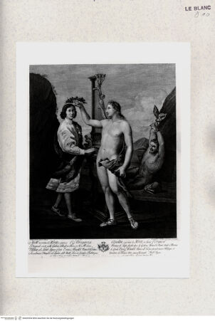 Vorderseite von Staatsgalerie [http://creativecommons.org/publicdomain/mark/1.0/] Apoll krönt das Verdienst - , bh420304. Foto.