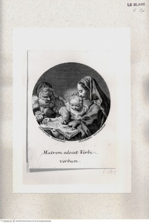 Vorderseite von Staatsgalerie [http://creativecommons.org/publicdomain/mark/1.0/] Lehrstunde der Maria - , bh420309. Foto.