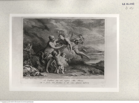 Vorderseite von Staatsgalerie [http://creativecommons.org/publicdomain/mark/1.0/] Zephir und Flora - , bh420316. Foto.