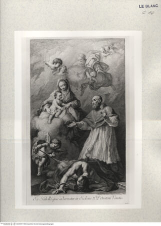 Vorderseite von Staatsgalerie [http://creativecommons.org/publicdomain/mark/1.0/] Der Heilige Franz von Sales besiegt die Häresie - , bh420321. Foto.