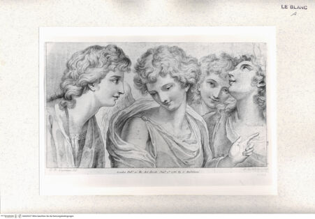 Vorderseite von Staatsgalerie [http://creativecommons.org/publicdomain/mark/1.0/] Engelsköpfe (aus einer Folge?) - , bh420327. Foto.