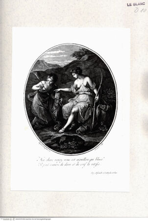 Vorderseite von Staatsgalerie [http://creativecommons.org/publicdomain/mark/1.0/] Diana und eine Nymphe mit Pfeilen - , bh420339. Foto.