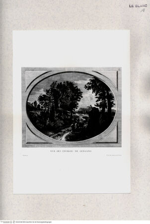 Vorderseite von Staatsgalerie [http://creativecommons.org/publicdomain/mark/1.0/] "Vue des environs de Genasano" (+ Pendant) - , bh420348. Foto.