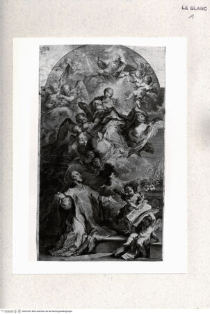 Vorderseite von Staatsgalerie [http://creativecommons.org/publicdomain/mark/1.0/] Maria erscheint dem Heiligen Franz Xavier - , bh420353. Foto.