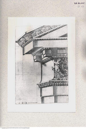 Vorderseite von Staatsgalerie [http://creativecommons.org/publicdomain/mark/1.0/] Tempelgiebel - , bh420355. Foto.