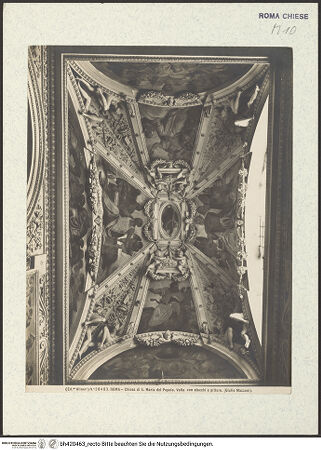 Vorderseite von Alinari [https://www.deutsche-digitale-bibliothek.de/content/lizenzen/rv-ez/] Innenausstattung der Cappella TeodoliDie vier Evangelisten - Gesamtaufnahme, bh420463_recto. Foto.