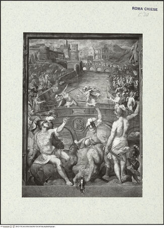 Vorderseite von ICCD [https://www.deutsche-digitale-bibliothek.de/content/lizenzen/rv-ez/] Szenen aus der Geschichte des heiligen Kreuzes und des OratoriumsDuell zwischen Heraclius und Chosrau - gesamt; nach der Restaurierung von 1963-64, bh421418_recto. Foto.