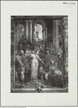 Vorderseite von ICCD [https://www.deutsche-digitale-bibliothek.de/content/lizenzen/rv-ez/] Szenen aus der Geschichte des heiligen Kreuzes und des OratoriumsDie Kaiserin Helena ordnet die Suche nach dem heiligen Kreuz an - gesamt; nach der Restaurierung von 1963-1964, bh421424_recto. Foto.