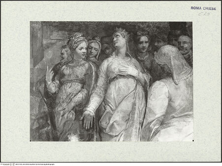 Vorderseite von ICCD [https://www.deutsche-digitale-bibliothek.de/content/lizenzen/rv-ez/] Szenen aus der Geschichte des heiligen Kreuzes und des OratoriumsAuffindung der Kreuze - Detail; nach der Restaurierung von 1963-64, bh421430_recto. Foto.