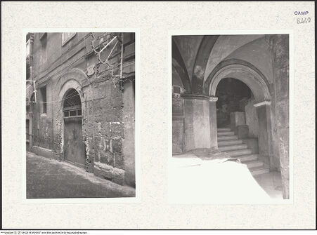 Vorderseite von Beyer, Andreas [https://www.deutsche-digitale-bibliothek.de/content/lizenzen/rv-fz/] Palazzo di Diomede CarafaFassade an der Vico San Filippo - Fassade, Detail, bh423914_bh593657_recto. Foto: Beyer, Andreas.