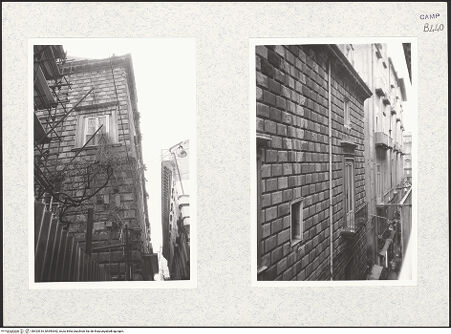 Vorderseite von Beyer, Andreas [https://www.deutsche-digitale-bibliothek.de/content/lizenzen/rv-fz/] Palazzo di Diomede CarafaFassade an der Via San Biagio dei Librai - Fassade, Detail, bh423916_bh593652_recto. Foto: Beyer, Andreas.