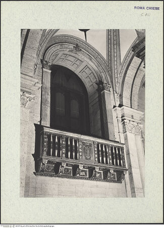 Vorderseite von unbekannt [https://rightsstatements.org/page/CNE/1.0/] Sängelkanzel - Gesamtansicht, bh424164_recto. Foto: Savio, Oscar.