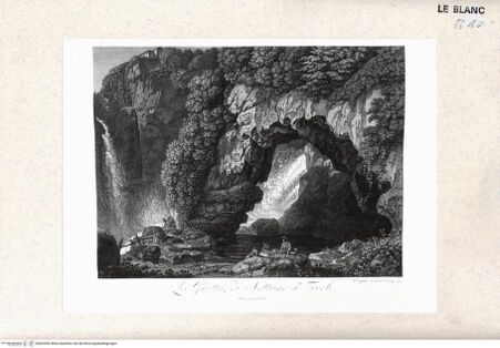 Vorderseite von  [http://creativecommons.org/publicdomain/mark/1.0/] La Grotta di Nettuno a Tivoli - , bh424382. Foto.
