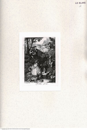 Vorderseite von Niedersächsische Staats- und Universitätbibliothek, Göttingen [http://creativecommons.org/publicdomain/mark/1.0/] Die Legende des Heiligen Hubertus (aus: Taschenbuch der Sagen und Legenden, Berlin 1817) - , bh426140. Foto.