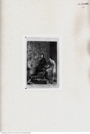 Vorderseite von Niedersächsische Staats - und Universitätsbibliothek Göttingen [http://creativecommons.org/publicdomain/mark/1.0/] Raphael arbeitet an der "Schule von Athen" (aus: Penelope, Taschenbuch für das Jahr 1818, herausgegeben von Th. Hell Leipzig, 1818) - , bh426142. Foto.