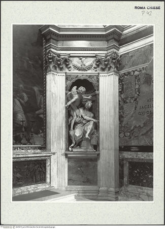 Vorderseite von Lieberman, Ralph [https://www.deutsche-digitale-bibliothek.de/content/lizenzen/rv-ez/] Der Prophet Habakuk mit dem Engel - Gesamtaufnahme mit Nische, bh426912_recto. Foto.