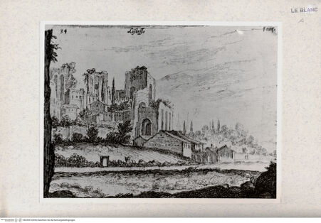 Vorderseite von  [http://creativecommons.org/publicdomain/mark/1.0/] Alcune vedute et prospettive di luoghi dishabitati di Roma ...Tafel 34: "Listesso": Ansicht des Palatin - , bh426974. Foto.