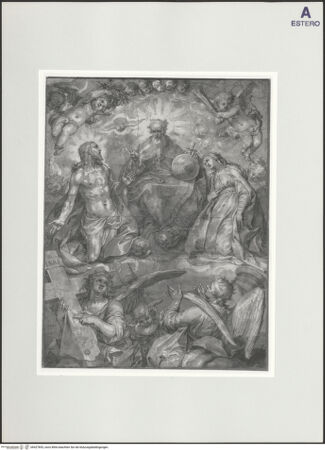 Vorderseite von Kunsthistorisches Institut in Florenz [http://creativecommons.org/publicdomain/mark/1.0/] Antiquarum statuarum Urbis Romae tertius et quartus libertav. 75 - , bh427853_recto. Foto.