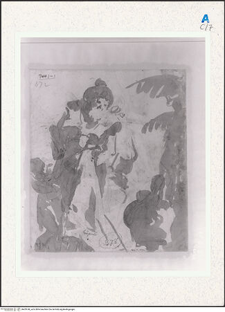 Vorderseite von Metropolitan Museum of Art [https://www.deutsche-digitale-bibliothek.de/content/lizenzen/rv-ez/] Verso: Stehender Mann mit Bart - , bh429740_recto. Foto.