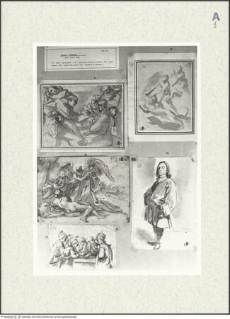 Vorderseite von Ascoli Piceno, Pinacoteca Civica [https://www.deutsche-digitale-bibliothek.de/content/lizenzen/rv-ez/] Bildnis eines jungen Mannes - Aufnahme mit vier anderen Zeichnungen, bh430666_recto. Foto.