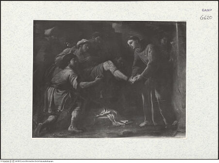 Vorderseite von unbekannt [https://www.deutsche-digitale-bibliothek.de/content/lizenzen/rv-ez/] Heiliger Antonius von Padua, der heilt den zornigen Sohn - Gesamtansicht, bh430812_recto. Foto.