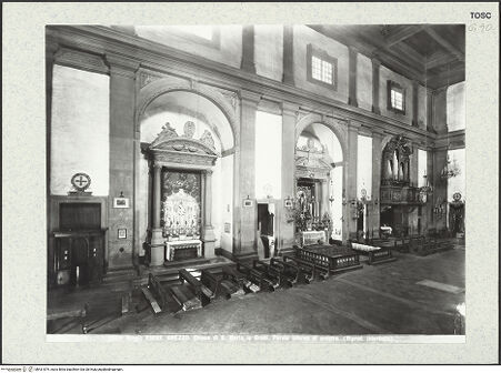 Vorderseite von Alinari [https://www.deutsche-digitale-bibliothek.de/content/lizenzen/rv-ez/] Santa Maria in Gradi - Linke Wand, Seitenansicht, bh431879_recto. Foto.