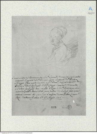 Vorderseite von Gabinetto Nazionale delle Stampe [https://www.deutsche-digitale-bibliothek.de/content/lizenzen/rv-ez/] Der Organist Simonelli - , bh432212_recto. Foto.