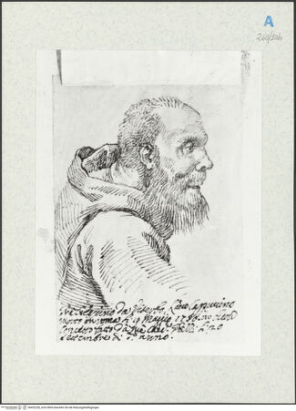 Vorderseite von Gabinetto Nazionale delle Stampe [https://www.deutsche-digitale-bibliothek.de/content/lizenzen/rv-ez/] Fra Crespino aus Viterbo (Pietro Fioretti) - , bh432228_recto. Foto.