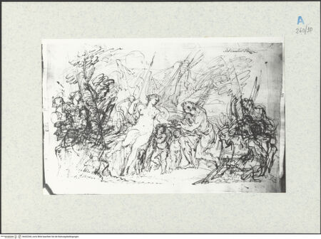 Vorderseite von Gabinetto Nazionale delle Stampe [https://www.deutsche-digitale-bibliothek.de/content/lizenzen/rv-ez/] Mythologische Szene - , bh432260_recto. Foto.