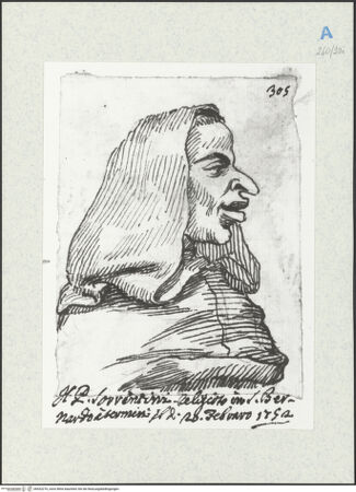 Vorderseite von Gabinetto Nazionale delle Stampe [https://www.deutsche-digitale-bibliothek.de/content/lizenzen/rv-ez/] Pater Sorrentini - , bh432276_recto. Foto.