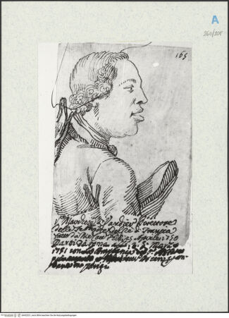 Vorderseite von Gabinetto Nazionale delle Stampe [https://www.deutsche-digitale-bibliothek.de/content/lizenzen/rv-ez/] Abel Poisson, Graf von Vandières - , bh432321_recto. Foto.