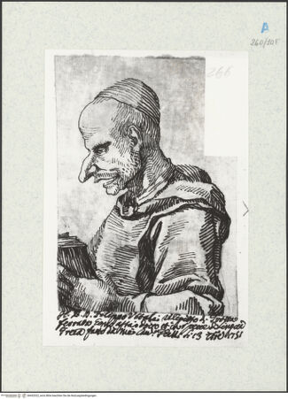 Vorderseite von Gabinetto Nazionale delle Stampe [https://www.deutsche-digitale-bibliothek.de/content/lizenzen/rv-ez/] Pater Filippo Vitali - , bh432322_recto. Foto.
