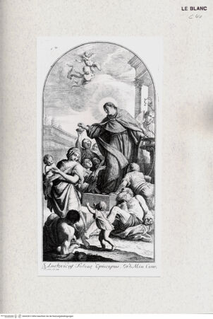 Vorderseite von Tomba, Verona [http://creativecommons.org/publicdomain/mark/1.0/] Der Heilige Ludwig von Toulouse verteilt Almosen - , bh432812. Foto.