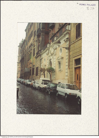 Vorderseite von unbekannt [https://www.deutsche-digitale-bibliothek.de/content/lizenzen/rv-fz/] Gartenfassade mit Mascherone (Höllenmaul)Maskenportal (Mascherone) - nach der Restaurierung, bh432823_recto. Foto.