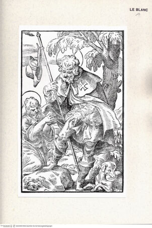 Vorderseite von Umberto Tomba Verona [https://www.deutsche-digitale-bibliothek.de/content/lizenzen/rv-ez/] Der Heilige Rochus - , bh432830. Foto.