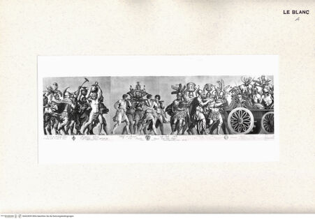 Vorderseite von Umberto Tomba Verona [http://creativecommons.org/publicdomain/mark/1.0/] Der Triumph des Lucius Emilius Paulus (aus der Serie von 12 Blatt, gestochen von L.Svidercoschi (8) und Zancon (4) nach demBrusasorcis, Palazzo Fiorio della Seta, Verona) - , bh432839. Foto.