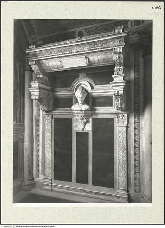 Vorderseite von Alinari [https://www.deutsche-digitale-bibliothek.de/content/lizenzen/rv-ez/] Grabmal des Bischofs Leonardo Salutati - , bh433238_recto. Foto.