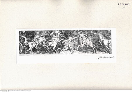 Vorderseite von Umberto Tomba Verona [http://creativecommons.org/publicdomain/mark/1.0/] Die Schlacht Alexanders gegen Darius; (aus dem Freskenzyklus im Palazzo Fregoso, Verona) - , bh434062. Foto.